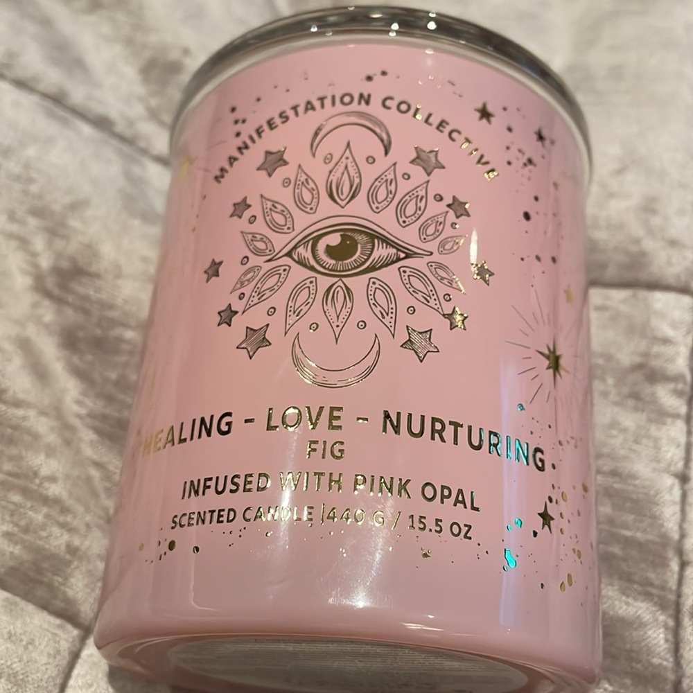 New! North Muse Healing Crystals Infused Candle Manifestation Love Nurturing